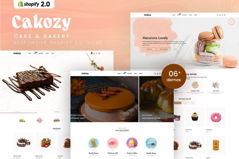 Cakozy – Cake & Bakery Shopify 2.0 Theme