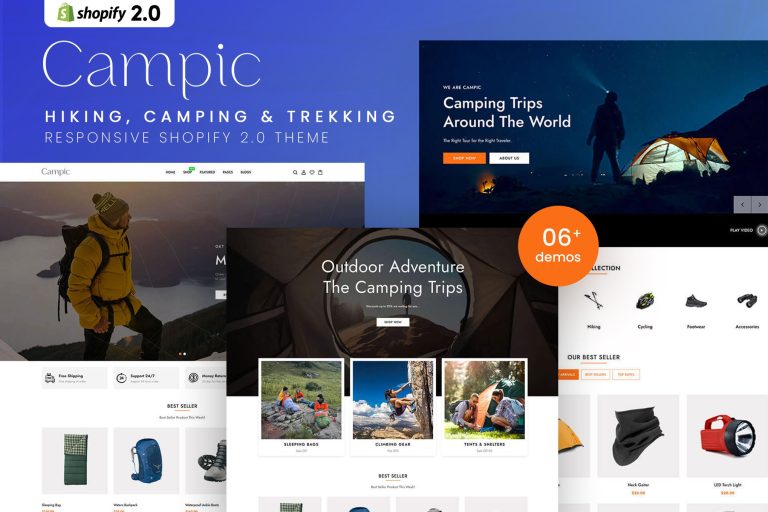 Adven – Hiking, Camping & Trekking Shopify Theme
