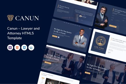 Canun - Lawyer And Attorney Html5 Template
