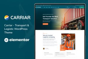 Carriar – Transport & Logistic WordPress Theme