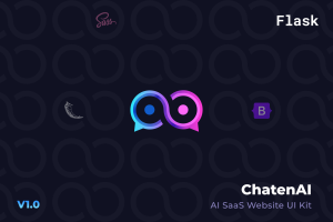 Chatenai Flask Ai Saas Website + Dashboard Ui Kit