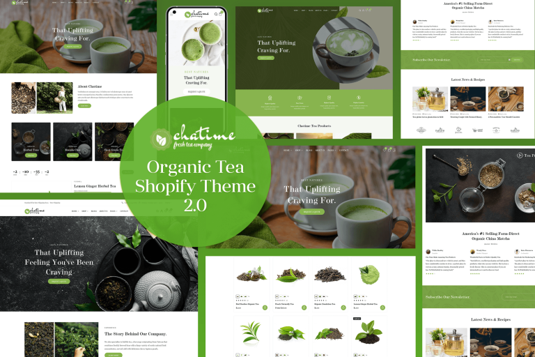 Chatime – Matcha & Organic Tea Store Shopify Theme