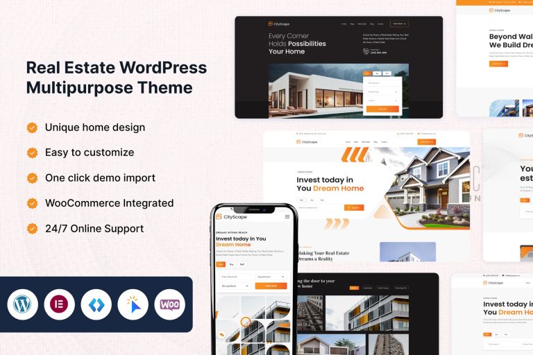 CityScape – Real Estate HTML5 Template