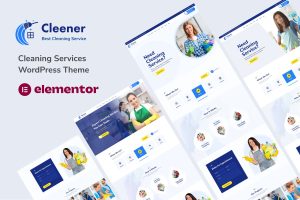 Cleener – Cleaning Services WordPress Theme