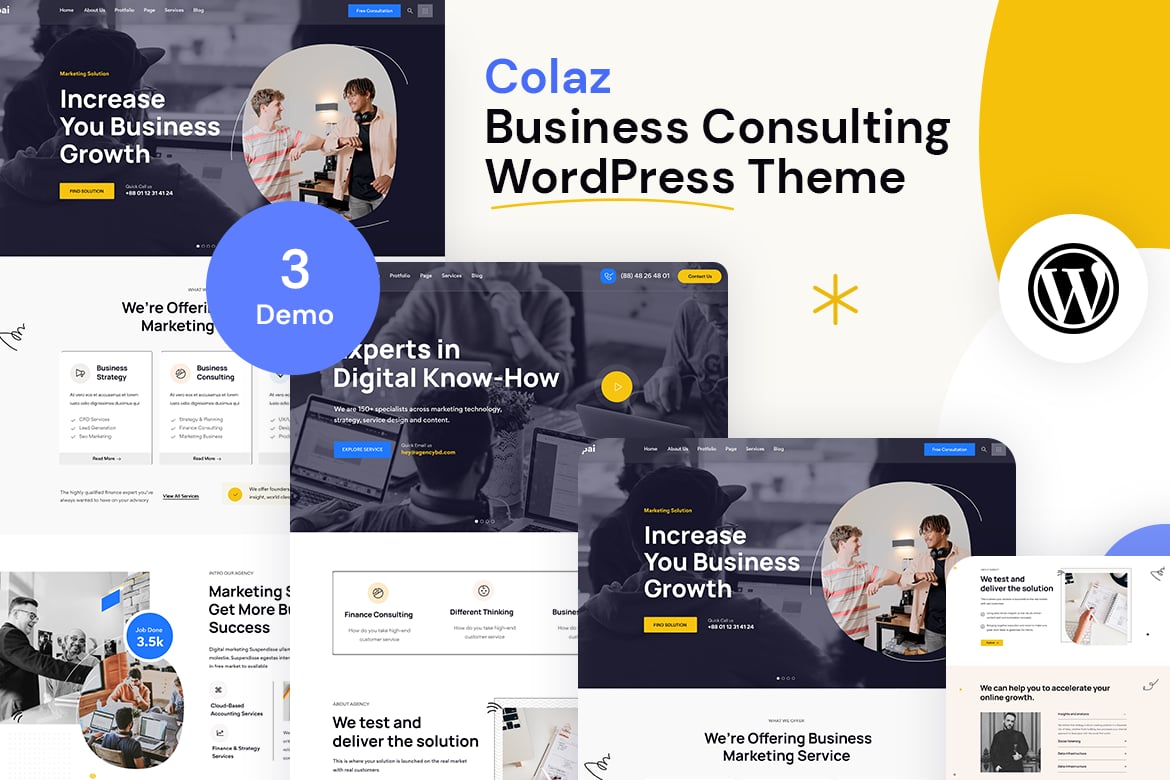 Colaz - Business Consulting Wordpress Theme 1.0