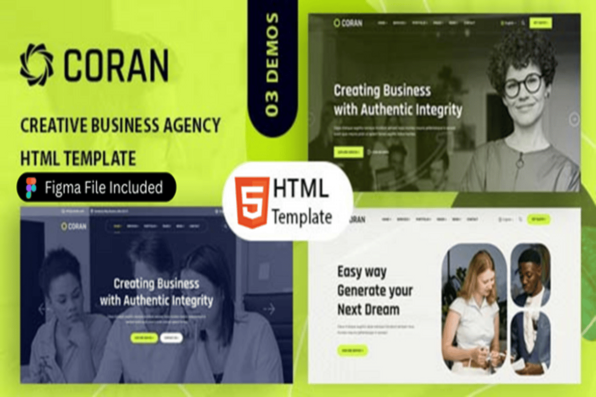 Coran - Creative Agency Html Template