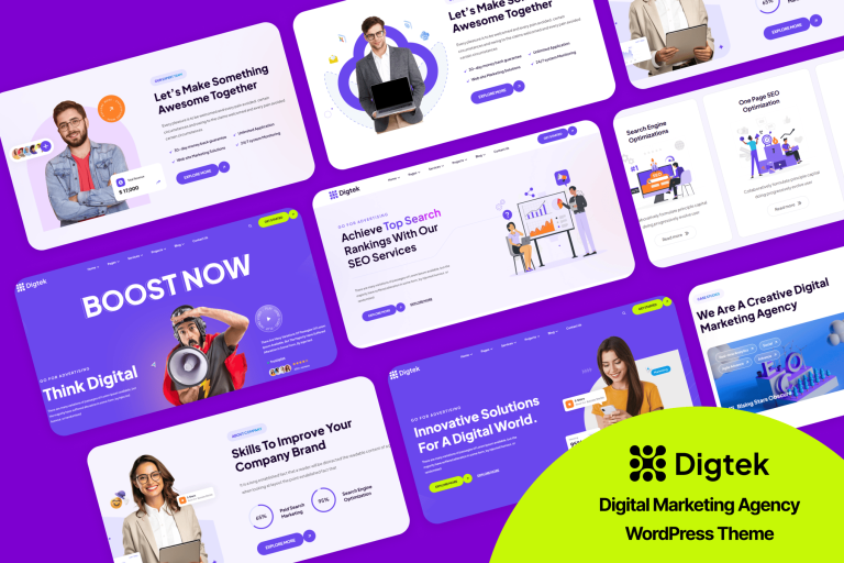 Digtek – Digital Marketing Agency WordPress Theme
