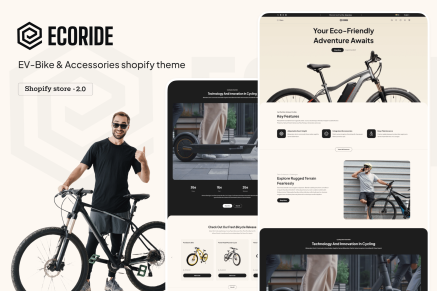 Ecoride | Ev Bike Single Product Shopify Theme