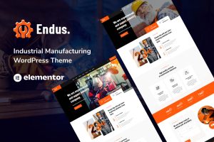 Endus – Industrial Manufacturing WordPress Theme