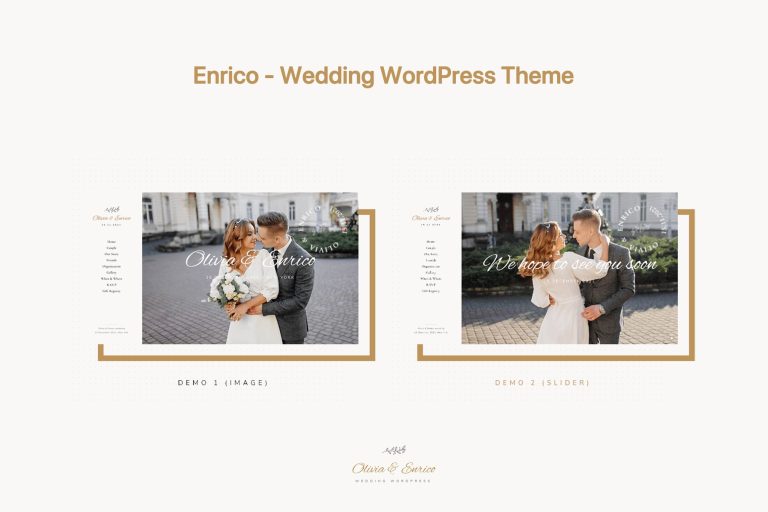 Enrico – Wedding WordPress Theme