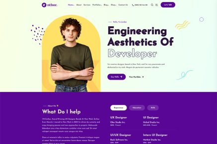 Enthor - Creative Portfolio Wordpress Theme 2.0.2