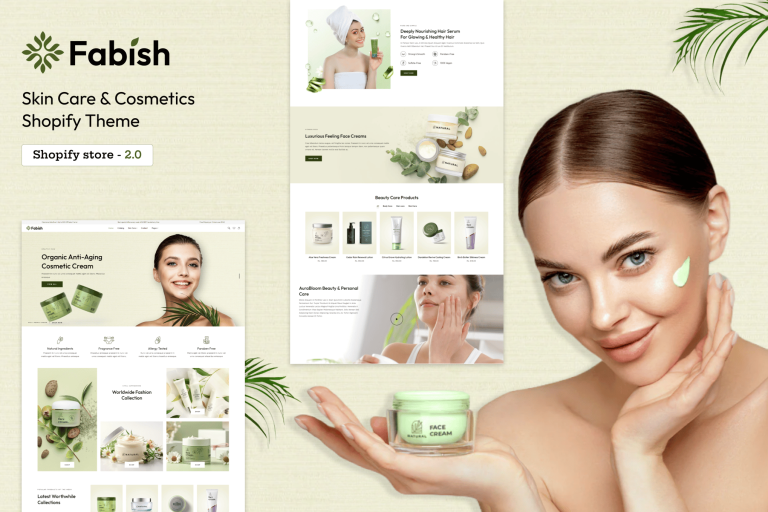 Fabish – Skincare Cosmetics Store Shopify Theme