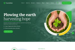 Farmhub – Agriculture And Organic Php Template