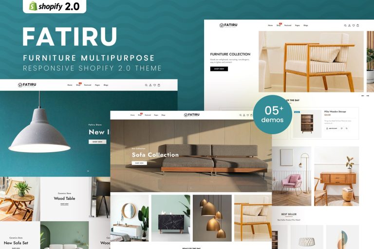 Fatiru – Furniture Multipurpose Shopify 2.0 Theme