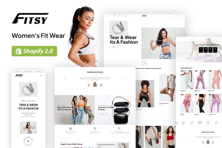 Fitsy – Sports Clothing Shopify Theme