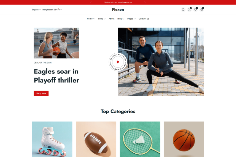 Flexon – Sports Accessories Shopify Theme