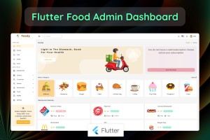 Flutter Food Admin & Client Template – Foody