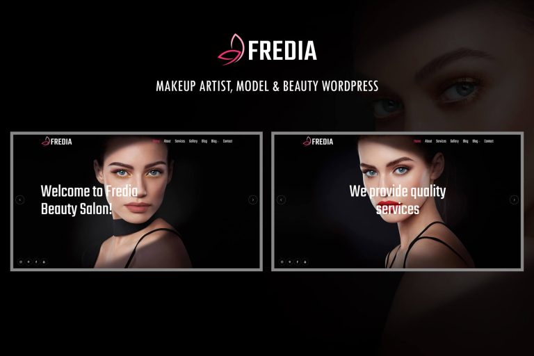 Fredia – Makeup Artist WordPress Theme