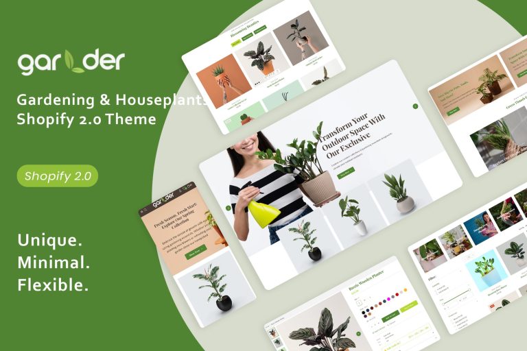 Garder – Gardening & Houseplants Shopify 2.0 Theme