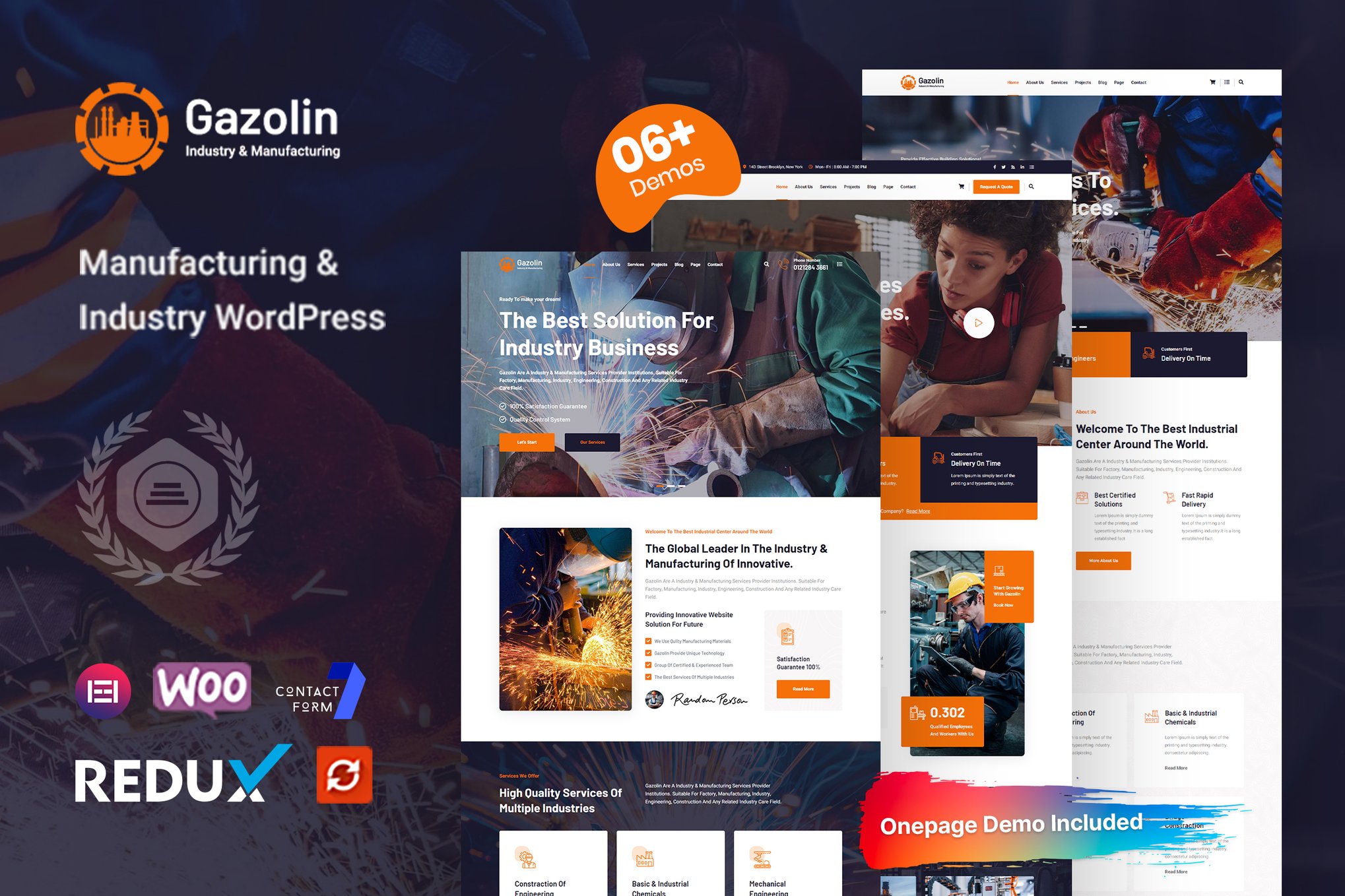 Gazolin - Industry & Factory Wordpress Theme 1.0.2
