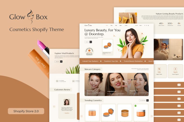Glowbox – Cosmetics Shopify Theme