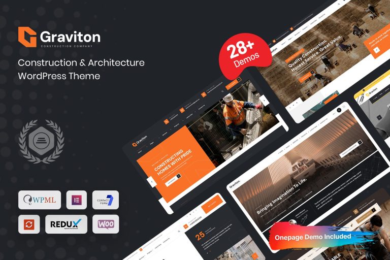 Gravtion – Construction WordPress Theme