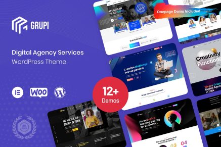 Grupi - Digital Agency Wordpress Theme 1.5.5