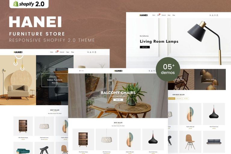 Hanei – Furniture Store Shopify 2.0 Theme