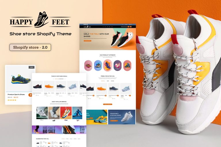 Happyfeet – Footwear Shoes Shopify Theme
