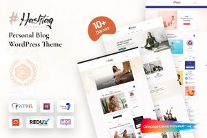 Hashtag – Personal Blog WordPress Theme