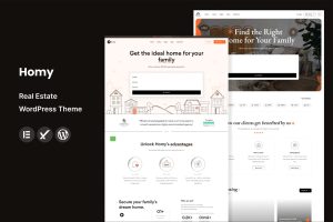 Homy – Real Estate WordPress Theme