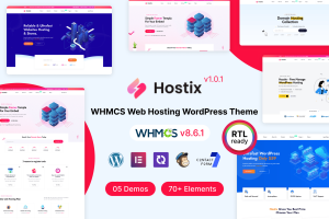 Hostix – Hosting WHMCS WordPress Theme