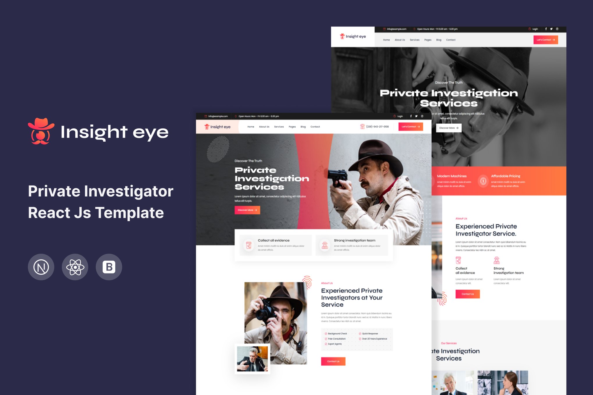 Insighteye - Private Investigator React Js