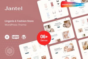 Jantel – Lingerie & Fashion Store WordPress Theme
