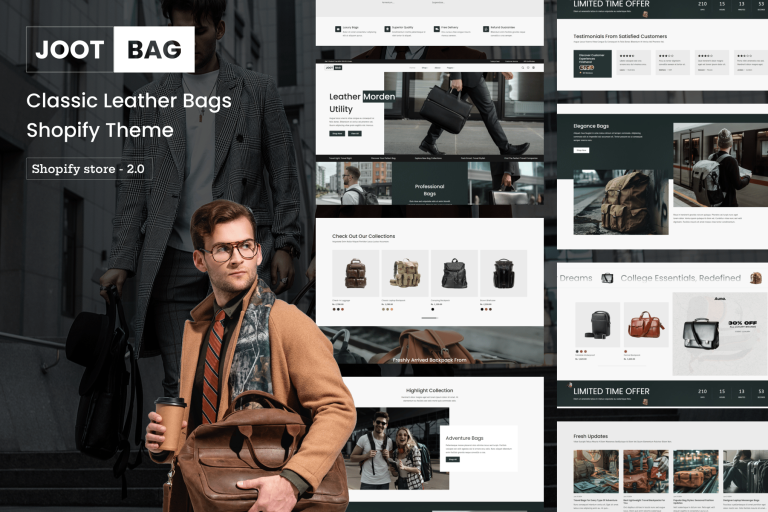 Jootbag – Bag & Wallet Store Shopify Theme