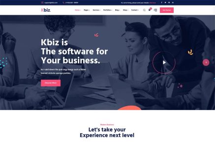 Kbiz - Business And Corporate Wordpress Theme 1.0.8