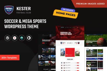 Kester - Soccer Club & Sports News Wordpress Theme 1.2.1