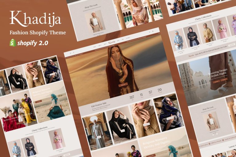Khadija – Muslim Fashion & Clothing Shopify Theme