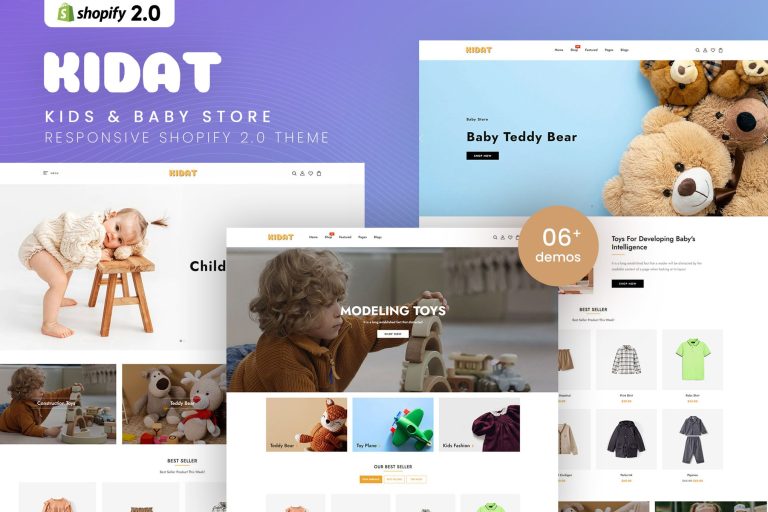 Kidexa – Kids & Baby Store Shopify Theme