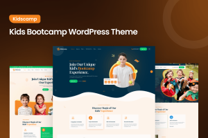 Kidscamp – Kids Bootcamp WordPress Theme