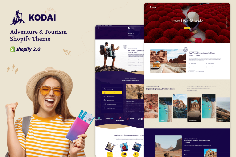 Kodai – Travel & Tourism Shopify Theme