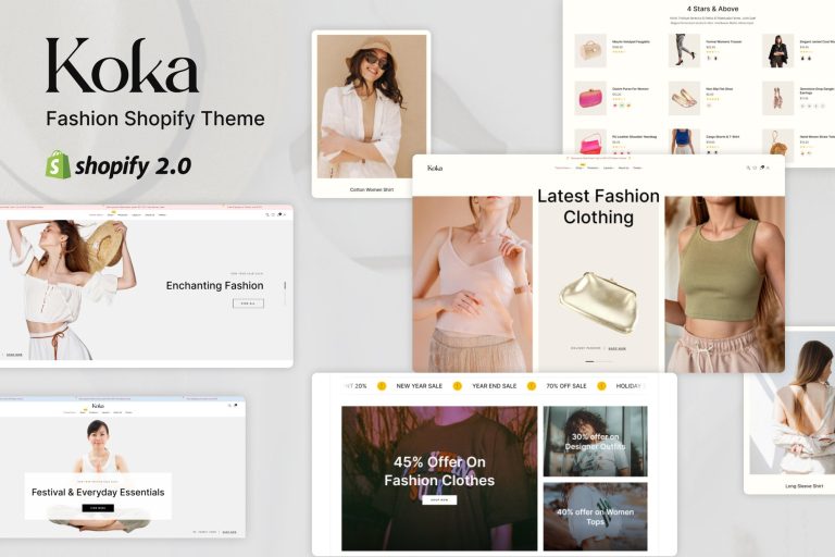 Koka – Linen Fashion & Cloth Shopify Theme
