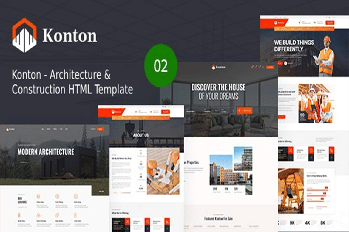 Konton - Construction & Architecture Html Template