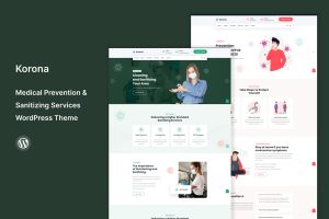 Korona – Medical & Sanitizing Services WP Theme