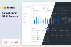 Laravel 11 Admin & Dashboard Template – Taplox