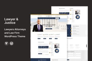 Lawyer & Justice – WordPress Theme for Lawyers