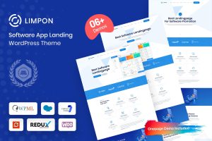 Limpon – Software App Landing WordPress Theme