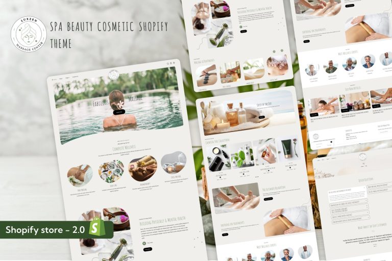 Luxzen – Beauty & Spa Shopify Theme