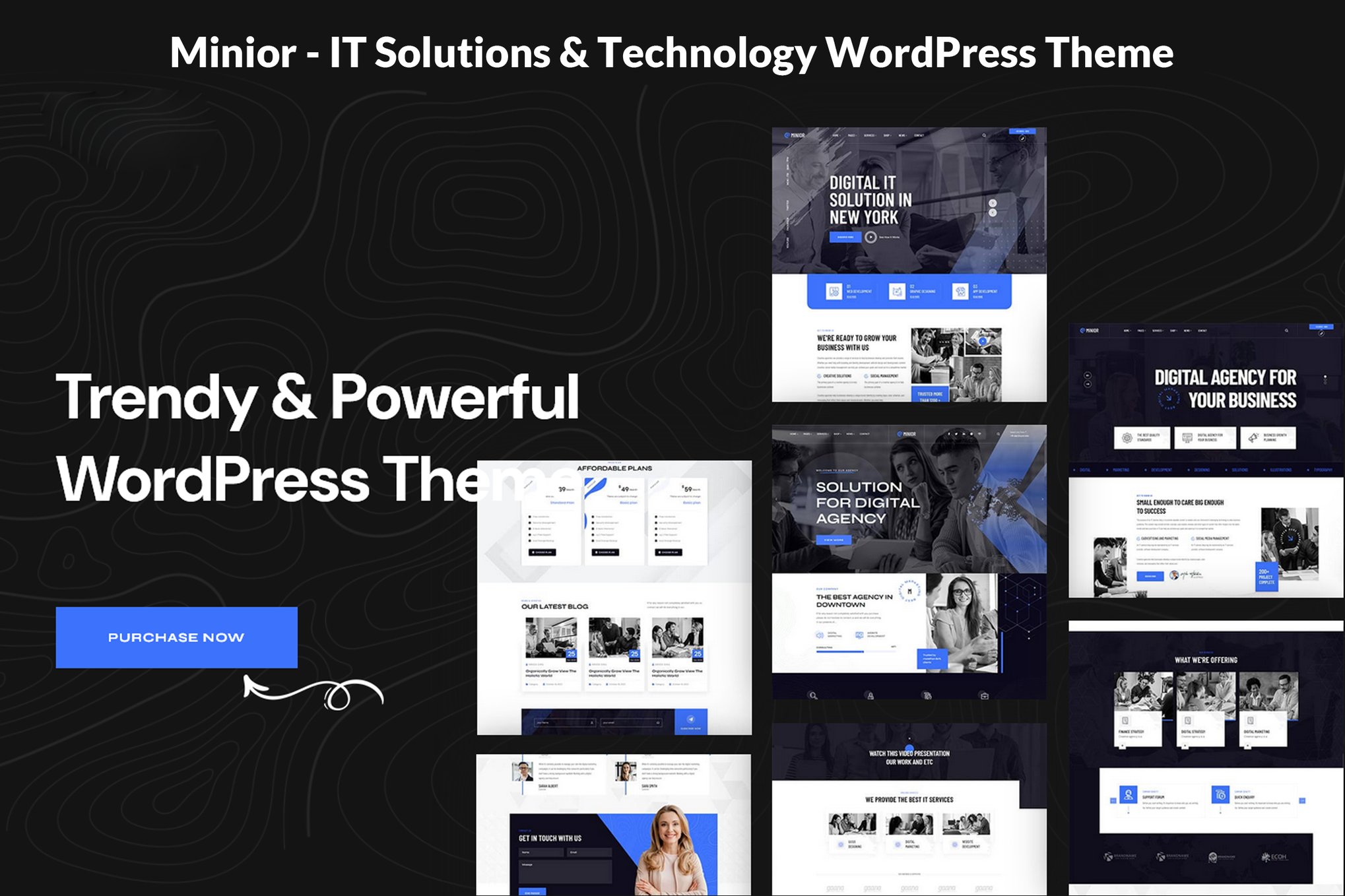Minior - It Solutions & Technology Wordpress Theme 1.0