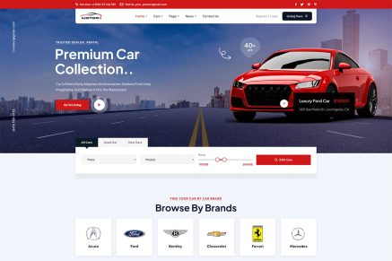 Motorx - Car Dealer & Listing React Nextjs Templat